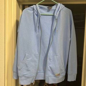 Eddie Bauer light blue (almost periwinkle) hoodie like new